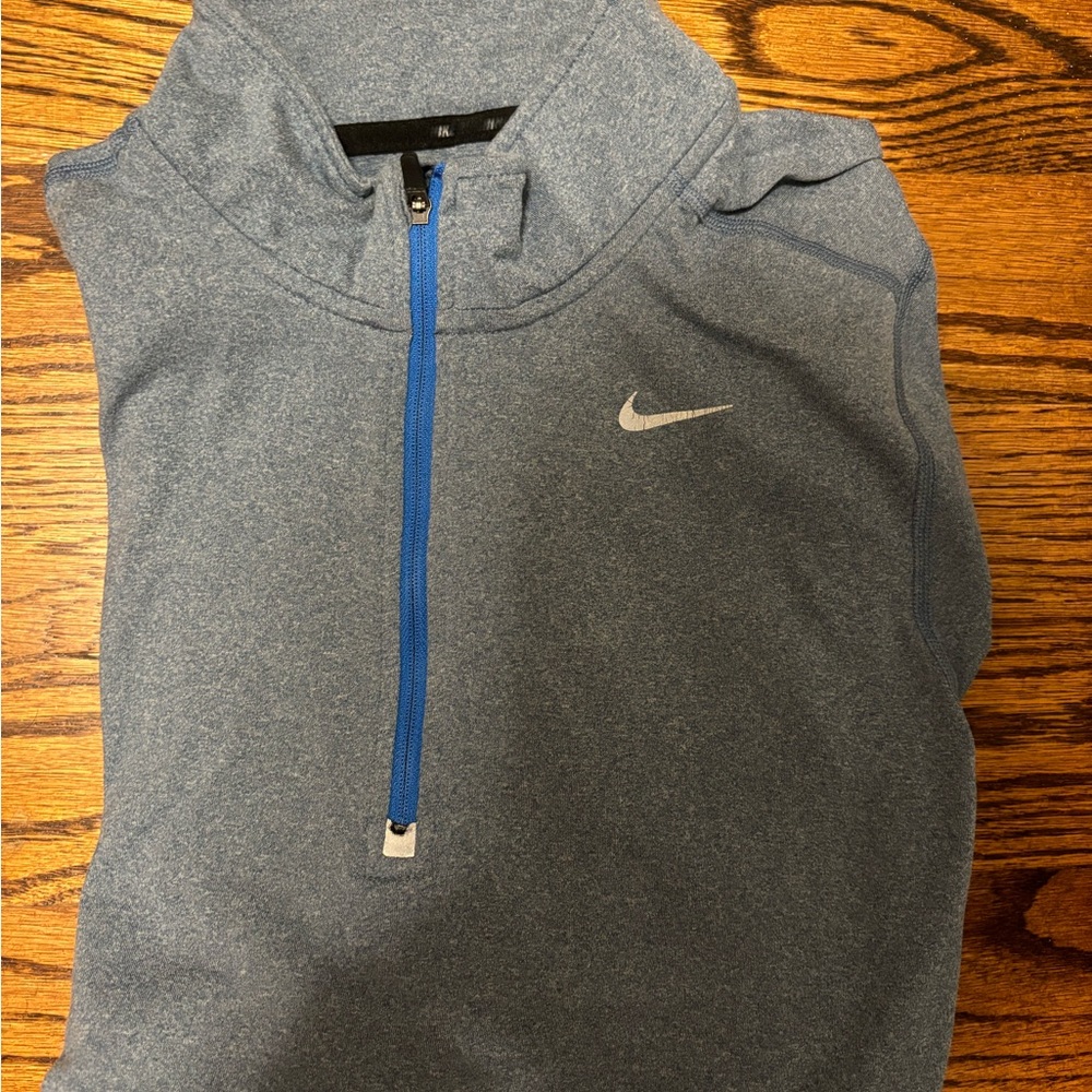 Nike - Quarter Zip - Greyish Blue